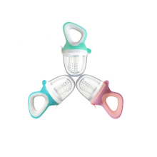 BPA-freier Mesh-Fruchtbeißring aus Silikon für Babynahrung